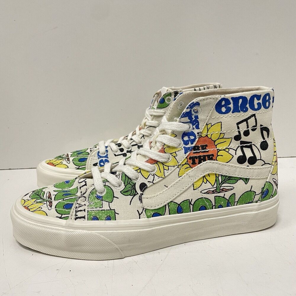 VANS Sk8-Hi Tapered Eco Theory - Eco Positivity Skate Shoes Size 11 Sneakers